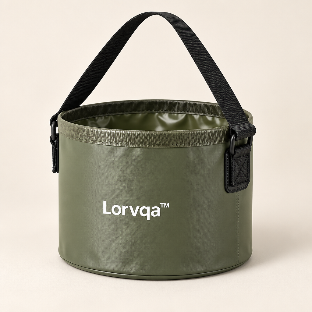 Lorvqa™ Portable Folding Outdoor Water Bucket image 01
